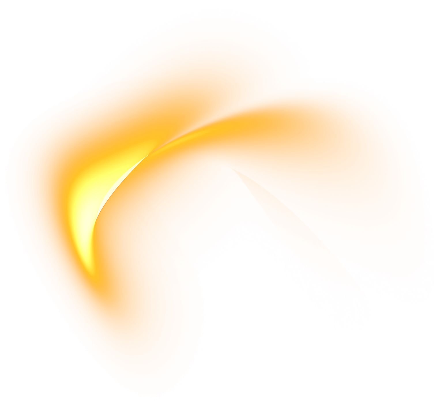 glowing light effect.